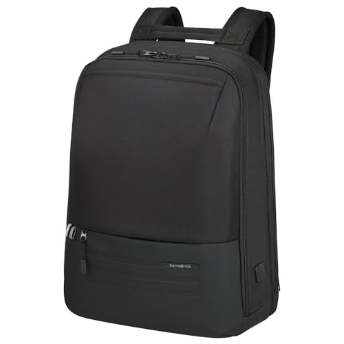 Samsonite Stackd Biz - Laptoprucksack erweiterbar 17.3 Zoll, 47 cm, 22/30 L, Black (Schwarz)
