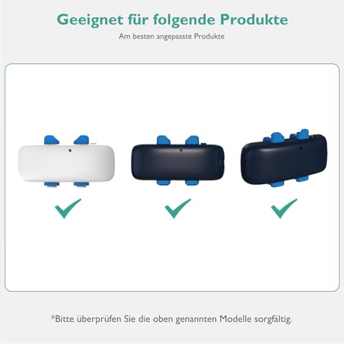 Heblumin 6 Gummiklammern Kompatibel mit Trac-ti GPS Dog 4 Tracker für Hunde Ersatz Gummi Clip Zubehör Hunde - Normal