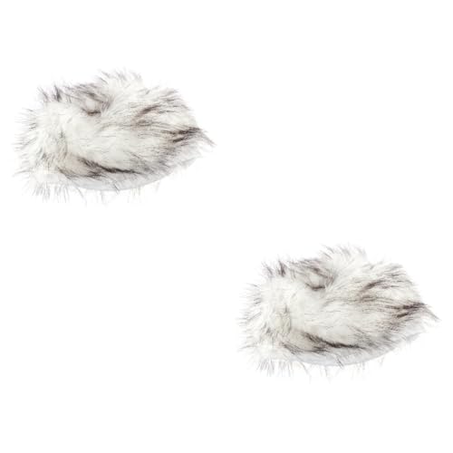 VANZACK 2pcs Cozy Women Hat Plush Fur Beanies Girls Fur Headwear Cold Weather Protection Stylish Accessory