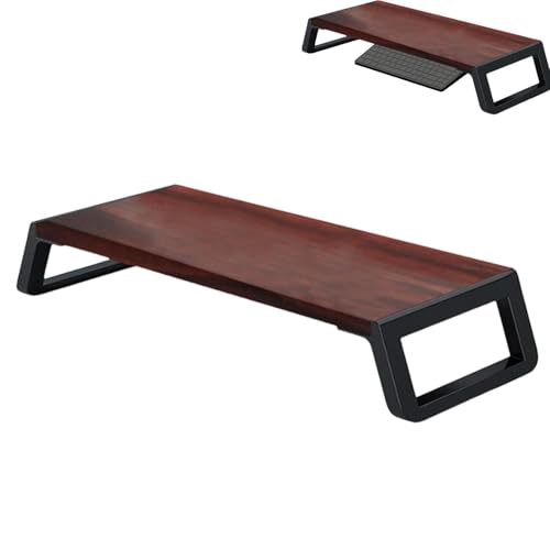 Support écran PC contre le mal de dos avec tiroir de rangement et hub USB de bureau pratique