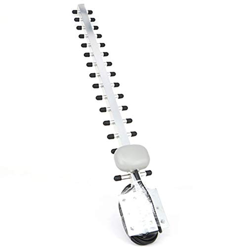 Kaunosta 4G LTE 25dBi High Gain Long Range Waterproof Outdoor SMA Male Yagi Antenna with 5ft Cable for 4G LTE Router Wireless Network USB Adapter