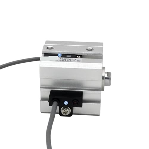 Cilindro neumático compacto SDA40 de doble efecto y diámetro de 40 mm 6