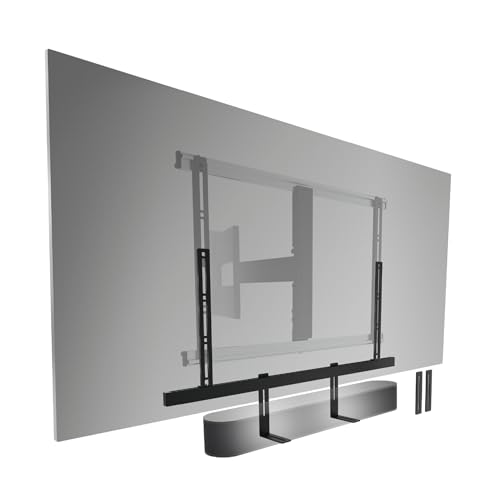 Vogel's SOUND 3550 Soporte de barra de sonido universal, También es compatible con Bose soundbar 500/700, Sonos Arc/Beam/Playbar, Samsung, Sony, LG y JBL, VESA 100 x 600, Max. 6,5 kg
