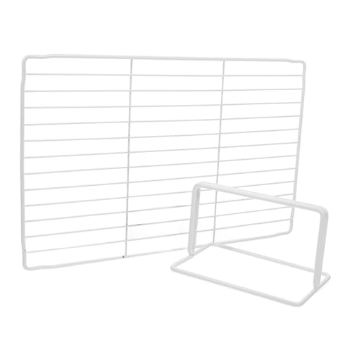 NUOBESTY Divisor de Refrigerador de Malla de Hierro, Organizador Ajustable para Congelador y Estante, Accesorio para Almacenamiento en Cocina y Hogar, Tamaño 22x36 Cm, Uso Prolongado