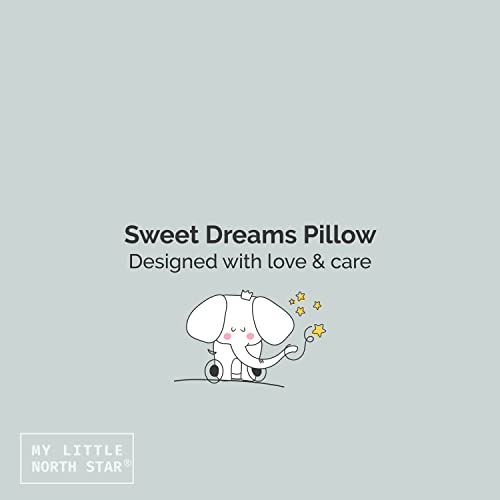 Toddler Pillowcase Stars | 100% Organic Cotton | Hypoallergenic | 14X19 Inch | Fits Toddler Pillow 13X18 Inch (Stars) #TOP5