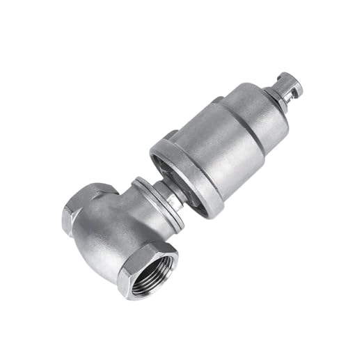 Vanne pneumatique normalement ouverte en inox 304 anti-corrosion