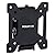 Mount-It! Tilting TV Wall Mount Bracket for Small TV and Computer Monitors, Low-Profile Design with Quick Release Function, Fits 24, 27, 30 and 32 Inch Screens Up to VESA 100, 44 Lbs Capacity, Black