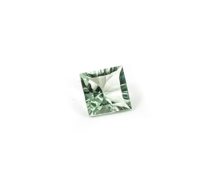 Améthyste verte carrée 9mm pour création de bijoux DIY