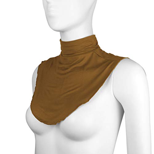 Women's Faux Turtleneck Half Top Mock Blouse Dickey Collar Detachable Autumn Winter Neck Warmer Neck Cover Scarf3