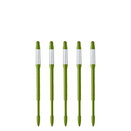 SUS tee Wasserstandsmesser (5er Set), Der Gießanzeiger für Pflanzen, Hilft Pflanzen richtig zu gießen, Einfach zu benutzen, Benötigt Keine Batterien, Hergestellt in Japan (Mittel, Grün)