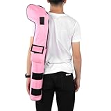 VBESTLIFE Golfschlägertasche, Nylon, Tragbar, Wasserdicht, für Kinder, Weich, Faltbar, Golfschlägertasche für das Training Im Freien (Rosa)