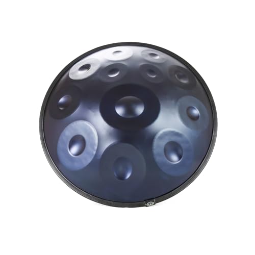 Handpan Drum en Re menor 9/10/12 Notas 22 Pulgadas 432Hz/440Hz con Funda Suave, Baquetas, Soporte para Handpan, Paño para Sonido Sanador miniatura 2