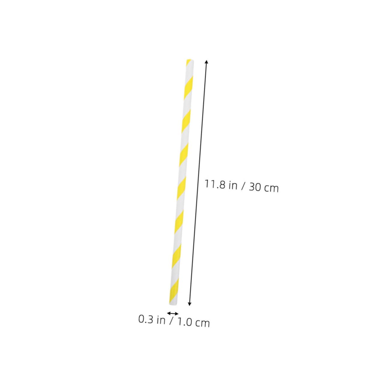 Bastoncino di Zucchero Filato 10x300 Mm Carta 150 Pezzi