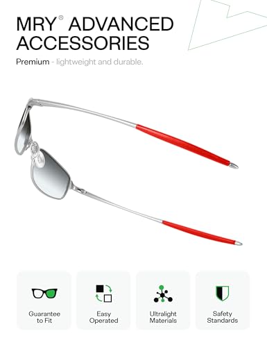 Image of Mryok Replacement Earsocks for Oakley Square Wire 2 (2014) Sunglasses - Options