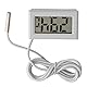 Tbest Digital-LCD-Thermometer mit 1,5 m langem Sensor, für Pool, Aquarium, Reptilien & mehr, LED-Display, -40°C bis 70°C, Batteriebetrieben