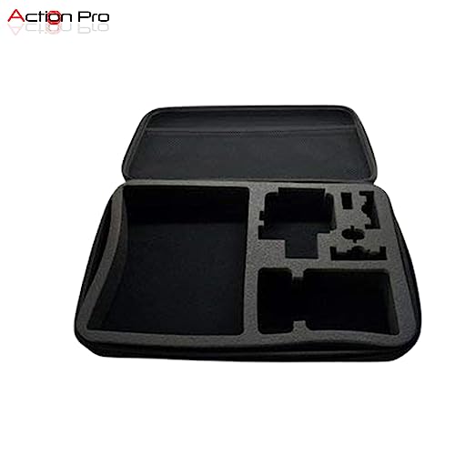 Image of Action Pro Large Size Carrying Case Compatible with GoPro Hero 13 12 11 10 9 8 7 6 5 4 3+ 3 SJCAM YI Noise Play DJI OSMO and Other Action Cameras