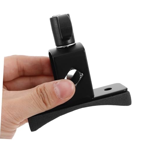Soporte de montaje para aro de caja Hemoton Clamp con agarre firme, construcción duradera para instrumentos de percusión y tambor fácil instalación, negro miniatura 6