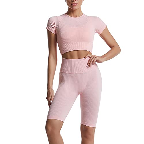 Tenue d'entraînement pour femme BaronHong en maille côtelée premium