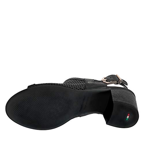 Nero Giardini Sandali Tacco Fascia Forata Donna