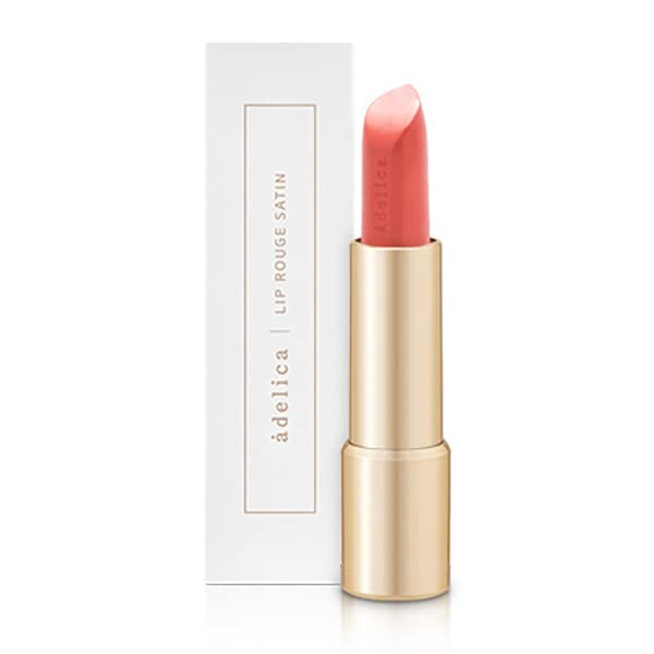 ZEESOON Adelica Lip Rouge Satin (0.32oz 0.3 oz) para un color Atomy de larga duración, hidratante, reconforta e hidrata lápiz labial para mujer