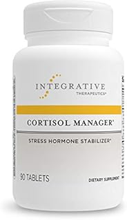 Integrative Therapeutics Cortisol Manager - with Ashwagandha, L-Theanine - Reduces Stress to Support Restful Sleep* - Melatonin-Free Supplement - 90 Count