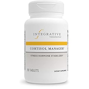 Integrative Therapeutics Cortisol Manager – with Ashwagandha, L-Theanine – Reduces Stress to Support Restful Sleep* – Melatonin-Free Supplement – 90 Count