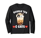 Photo Gallery bubble tea e gatti divertenti kawaii boba cat amanti maglia a manica Photo Gallery bubble tea e gatti divertenti kawaii boba cat amanti maglia a manica