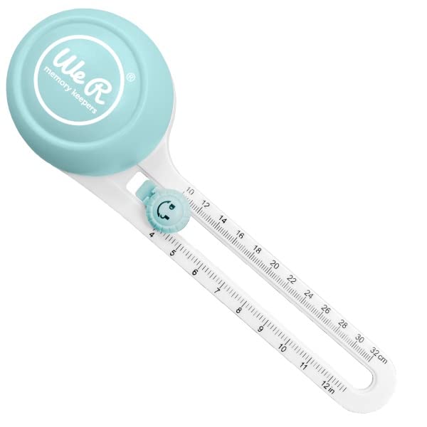 We R Memory Keepers Circle Cutter, Mint/White, diameter 4 x 12.6" (diameter 10 to 32 cm) - Image 2