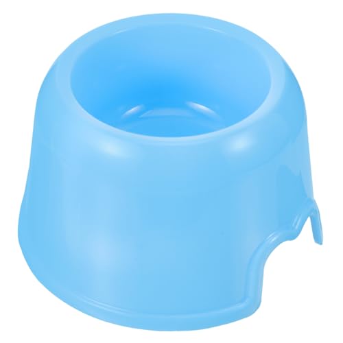 POPETPOP Portable Plastic Dog Feeding Bowl Capacity Bowl for Food Water Easy to Safe Puppies for Home Travel Use