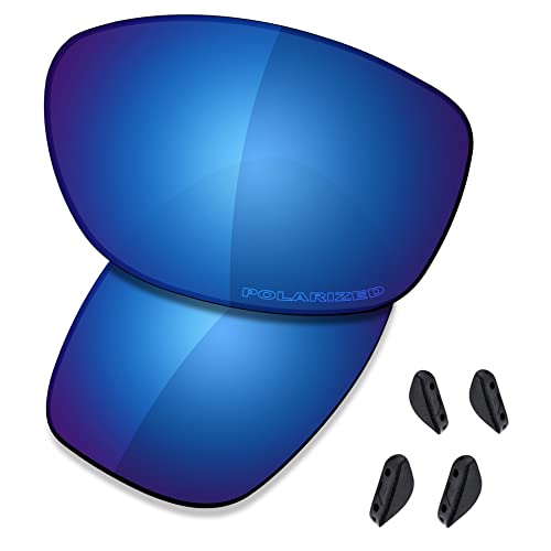 Verres Oakley Pit Bull OO9127 Saucer Midnight Blue de remplacement polarisés