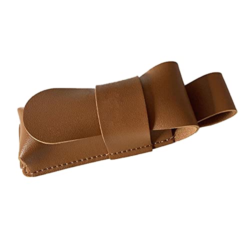 CeFurisy Harmonica Leather Case, PU Leather Portable Harmonica Storage Cases Vintage Instrument Protector Christmas Birthday Gifts