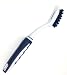 Clean Piggies Dirty Cubicle Grime Slicer Tile Brush With Handle Heavy Duty, Mini, Corner Best for Scrubbing & Cleaning Grout, Ceramic, Stone, Tiles, Joints - Bath, Tub, Pool, Shower, Wall, Floor