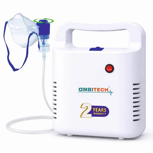 AmbiTech Easy Nebulizer Machine With 2 Year Replacement Warranty ...