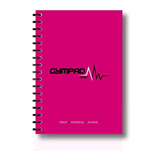 GymPad Mini Workout Journal - The Small Stylish Way To Track Your Workouts (Pink), Size A6