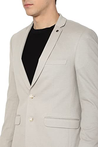 Image of Allen Solly Cotton Super Slim Fit Mens Work Wear Jacket (S22BZMUJFB61120-P)