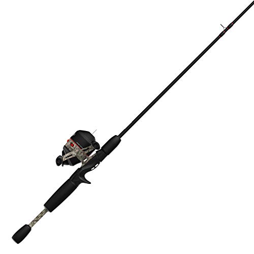 Zebco 33 Approach Spincast Reel and 2-Piece Fishing Rod Combo, Durable Fiberglass Rod