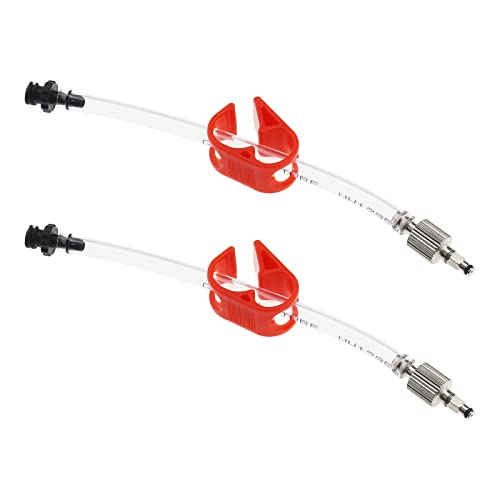 Contenuto della confezione : 2x tubi di spurgo, 2x adattatori per bordo sanguinante, 2x adattatori per siringa, 2x clip per tubo.