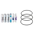 APEC Water Systems FILTER-MAX-PH Water Filter Replacement & Replacement ORing for ROES-50 3.5" OD Reverse Osmosis Water Filter Housings, O-Ring (3 pcs O-Ring-Set-B)
