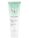 exfoliante vichy opiniones HealthCentre Vichy Normaderm Triple Action 3 in 1 Cleanser - exfoliantes faciales (Mujeres, Piel mixta, Piel grasosa, Brillo)