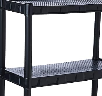 Estante Prateleira Organizador Multiuso Modular 3 Andares de Plástico Espaço para decoração e Organi