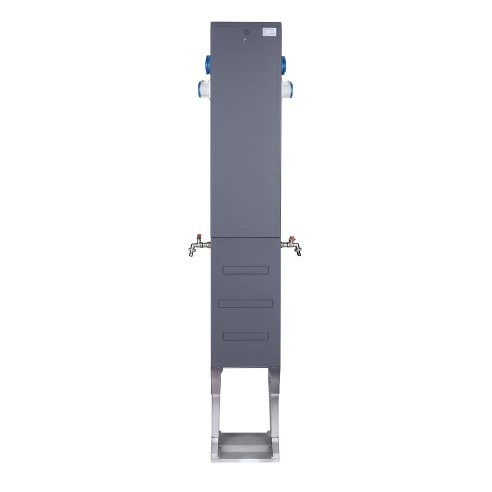 Doktorvolt Stromverteiler Campingverteiler Campingsäule Energiesäule Stromsäule Camping Strom CV-CAMP 2x(1x230V Typ F/ 1x230V Typ E/ 1x Camp) Mit Wasseranschluss Camping Wohnwagen Garten