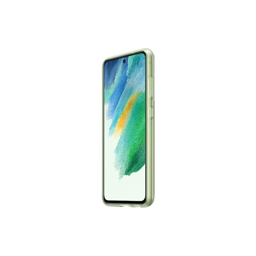 Samsung Slim Strap akıllı telefon kılıfı EF-XG990 Galaxy S21 FE için, cep telefonu kılıfı, koruyucu kılıf, darbeye dayanıklı, ince ve kullanışlı, tutma bantlı, yeşil