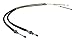 Crown Automotive Parking Brake Cable Set Brake