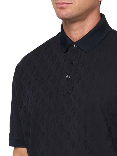 Armani Exchange Men's Allover Monogram Logo Polo3