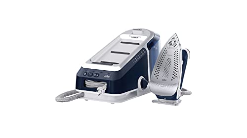 Braun CareStyle 7 Pro IS7282BL, Steam Generator Iron with FreeGlide 3D Technology, Smart iCareMode, Vertical Ironing, Anti Drip, Detachable 2L Water Tank, 2700W, Blue - Image 3