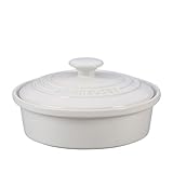 Le Creuset of America Stoneware Camembert Baker, 20-Ounce, White