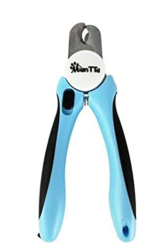 ManTTa Pet Nail Clippers- Professional Grooming Nail Cutter for Large Or Small Dogs & Cats - Safety Guard That Prevents Overcutting - Ergonomic Handles - Sharp Blades - Easy & Quiet Nail Trimming