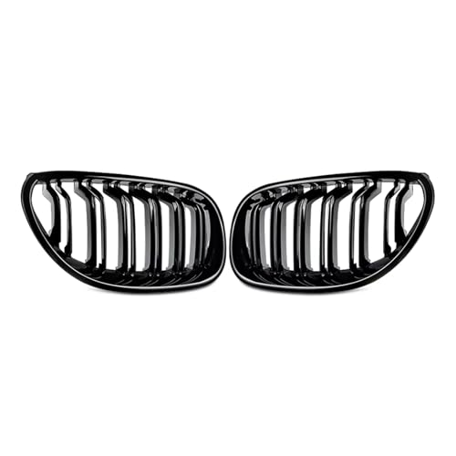 Calandre BMW E60 noire double lame pour remplacer la grille usée