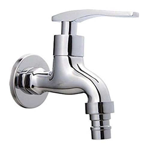 Grifo de latón cromado, grifo de lavadora de baño montado en la pared, grifo de jardín, grifo de baño al aire libre Cover