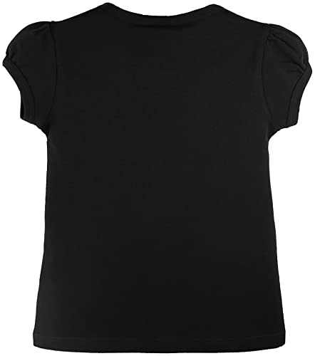 Image of Lilax Girls Short Puff Sleeve Cotton T-Shirt, Toddler & Little Girls Top | 95% Cotton Puff Sleeve Tee; Crewneck, Short Sleeve; Toddler & Girls Sizes 2T-12; for School, Play & Everyday; Machine Wash